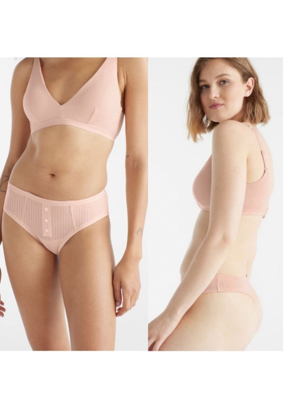 NEW knix | Micro Modal Essential Thong in peony pink